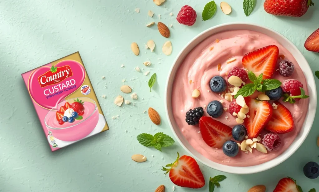 Custard Strawberry